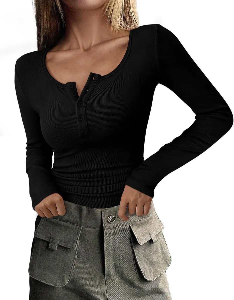 Pretty Garden Women’s Henley Top