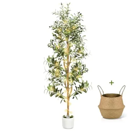 TNELTUEB 6' Artificial Olive Tree