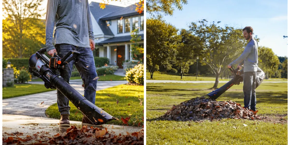 Worx’s newest Trivac 40V 3-in-1 600 CFM Cordless Electric Leaf Blower/Vacuum/Mulcher with 4x 20V 4.0Ah batteries