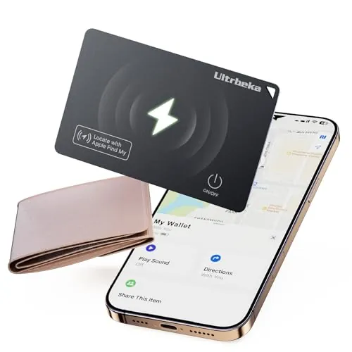Ultrbeka Ultra-Thin Wallet Tracker Card 0.094in IP68 Waterproof