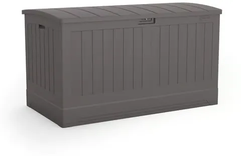 Suncast 200 gal. Gray Plastic Deck Box