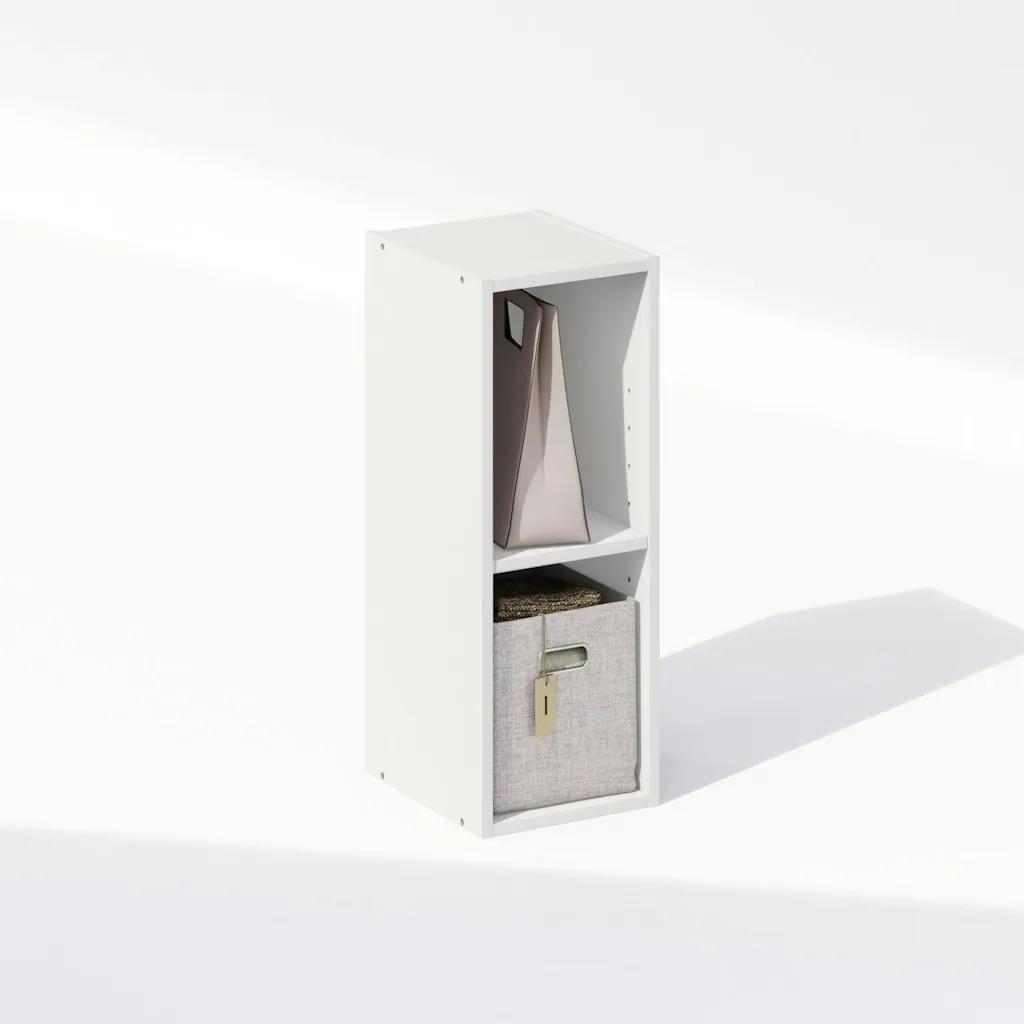 Furinno Reed 2-Tier 21x8" Closet Organizer