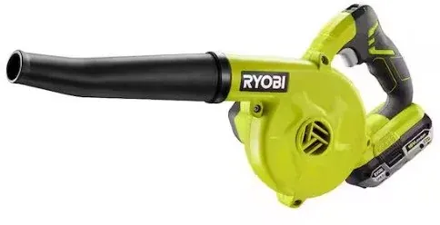 RYOBI ONE+ 18V Cordless Workshop Blower Kit with 2 Ah Battery and Charger