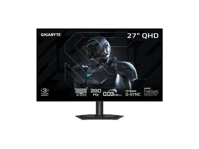 GIGABYTE 27 inch QHD 2K 1440P 280Hz HDR500 OLED MO27Q28G