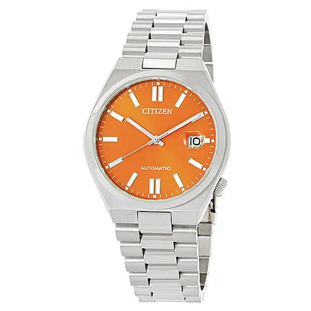 40mm Citizen Tsuyosa Automatic Orange Dial Men's Watch