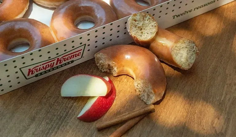 Krispy Kreme Apple Cider Original Glazed Dozen