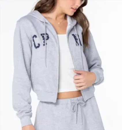 Celebrity Pink Women's Signature Zip Up Fleece Hoodie Sweatshirt