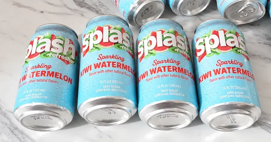 Splash Sparkling Water 8-Pack Just $2.91 Shipped for Prime Members