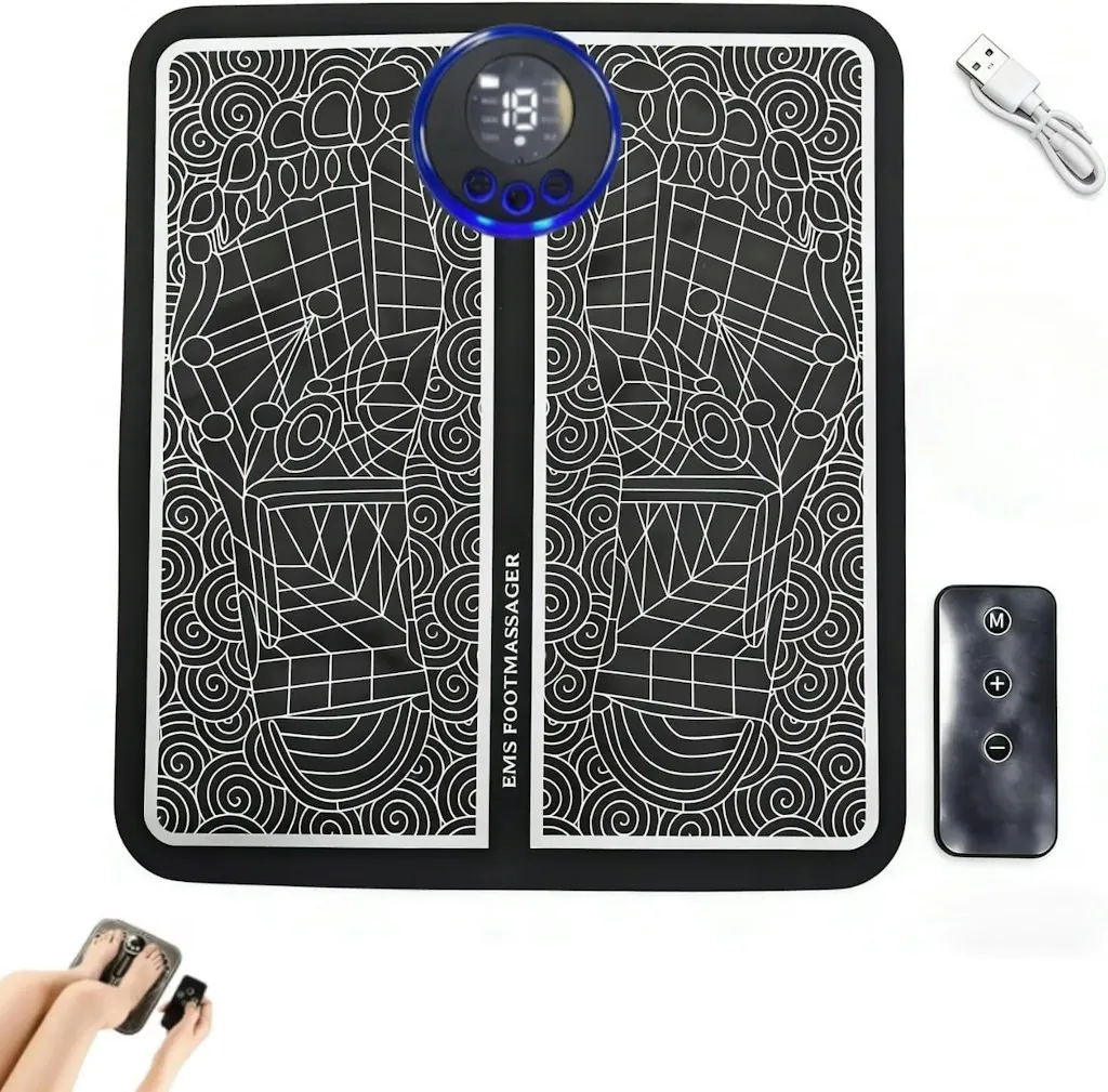 ZoRhael Foot-Stimulating Massage Mat with Remote