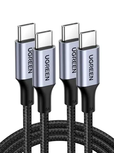 UGREEN 100W USB C to USB C Cable 2-Pack 3.3ft