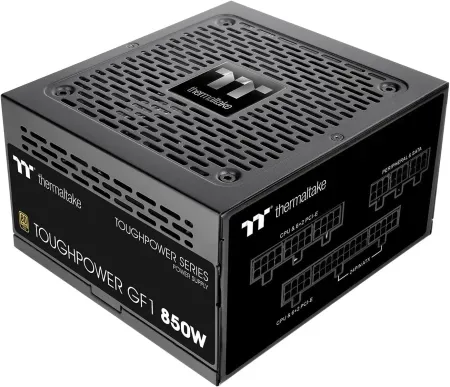 850W Thermaltake GF1 Fully Modular 80 Plus Gold ATX Power Supply (Like New)