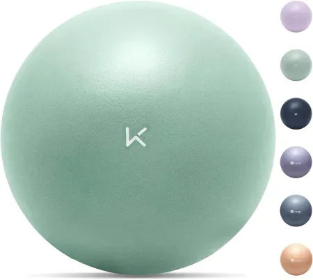 KEEP Pilates Anti-Burst Small 9.8" Exercise Ball w/ Pump