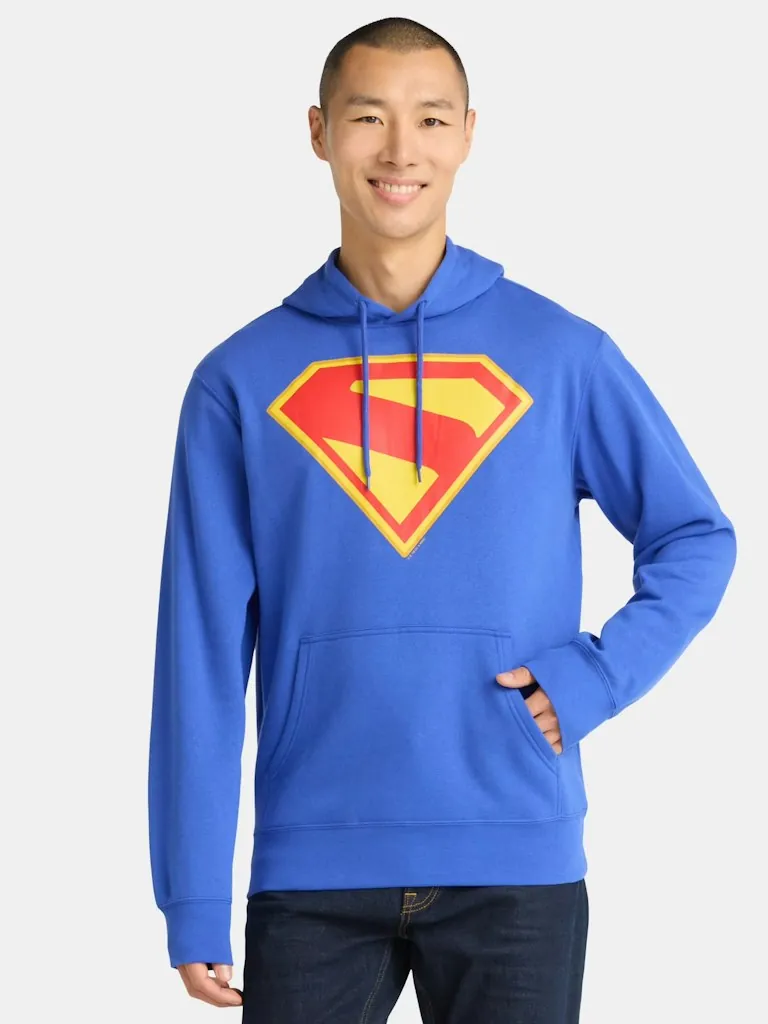 Superman Men's Shield Graphic Hoodie