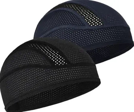 2-Pack Melasa Skull Cap Cooling Helmet Liner Beanies