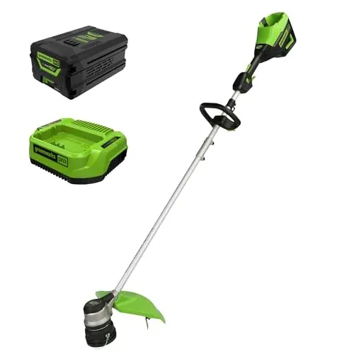 Greenworks 60V 16 in Cordless String Trimmer 2.5 Ah Battery