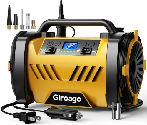 Dual Power Portable Air Compressor