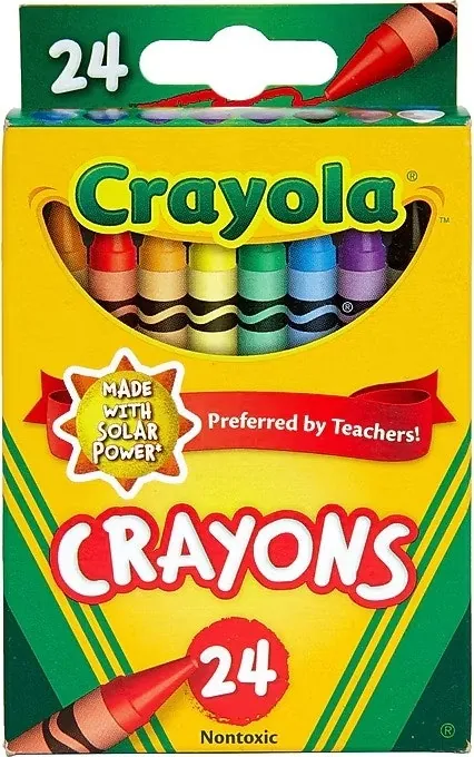 Crayola Crayons 24-Pack: 50 cents + free shipping w/