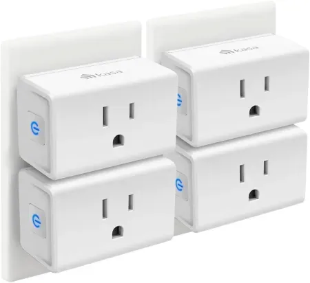 4-Pack TP-Link Kasa Ultra Mini Wi-Fi 15A Smart Plugs
