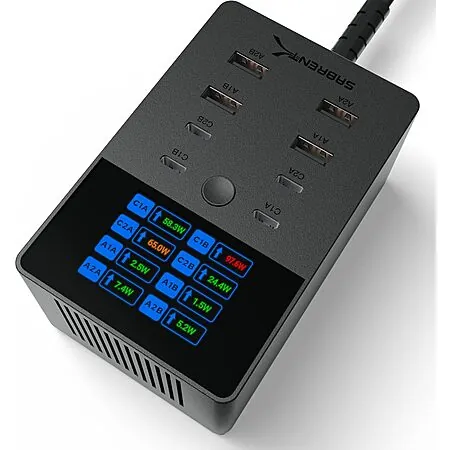 8-Port 252W Sabrent Voltik USB-A & USB-C PD 3.0 Charging Station