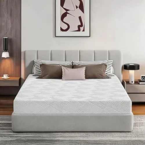 Queen Size Medium Firm 12 Inch Gel Memory Foam Mattress