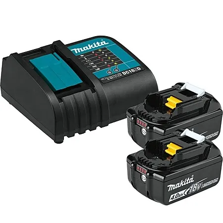 Makita 18V LXT Battery Kit w/ 2x 4Ah Batteries & Charger