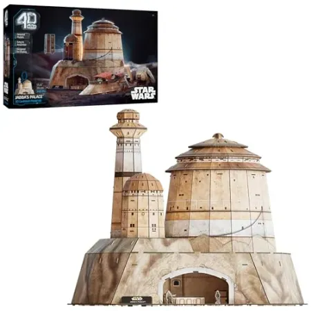 4D Build Star Wars Jabba’s Palace 3D Model Kit