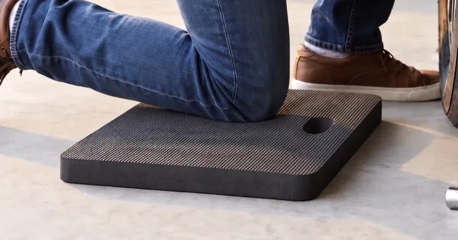 GORILLA GRIP Extra Thick Soft Foam Kneeling Pad in Black