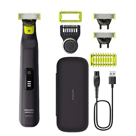 Philips Norelco OneBlade 360 Pro Face + Body Hybrid Electric Trimmer & Shaver