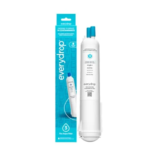 Everydrop by Whirlpool Ice & Water Refrigerator Filter 3, Aqua, EDR3RXD1