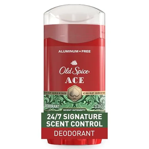 Old Spice Aluminum Free Men's Deodorant Ace w/ Grapefruit, Bay Leaf & Fresh Foliage 3-Oz