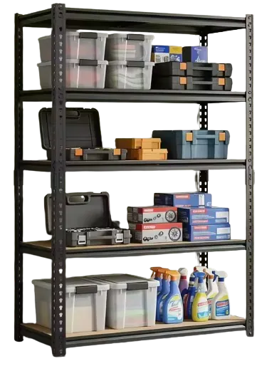 60" 5-Tier Heavy Duty Adjustable Garage Shelving Unit