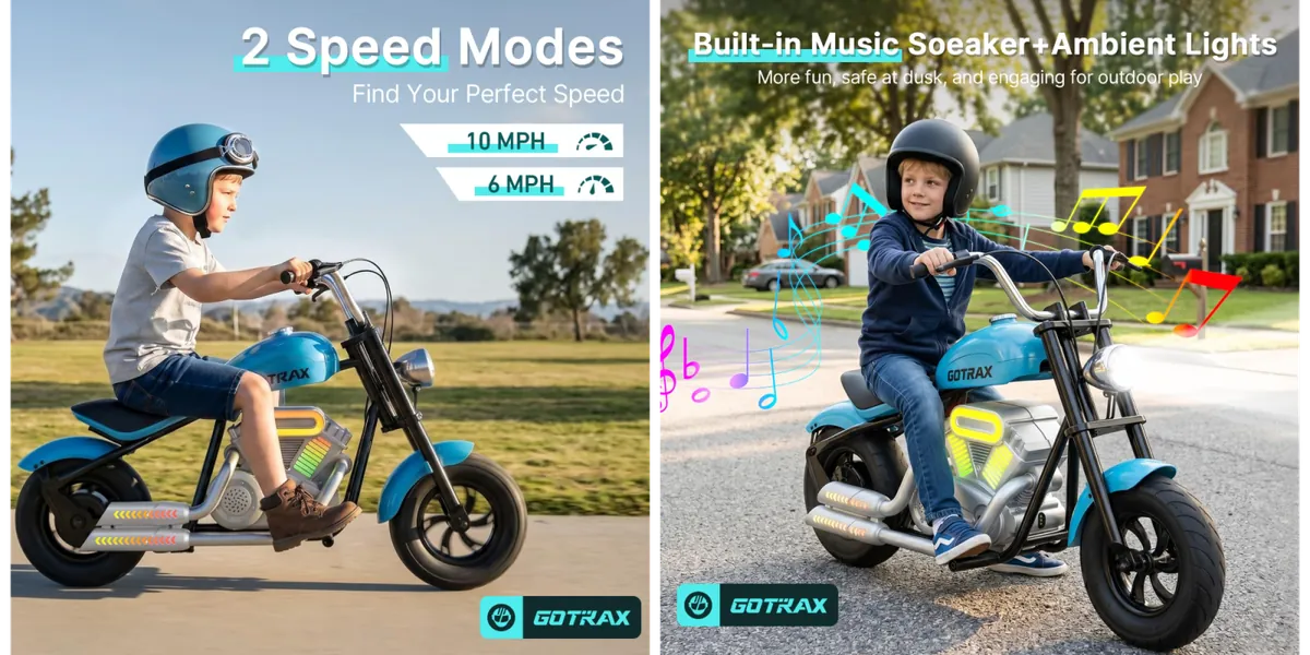 GoTrax MK2 Electric Mini Motorbike