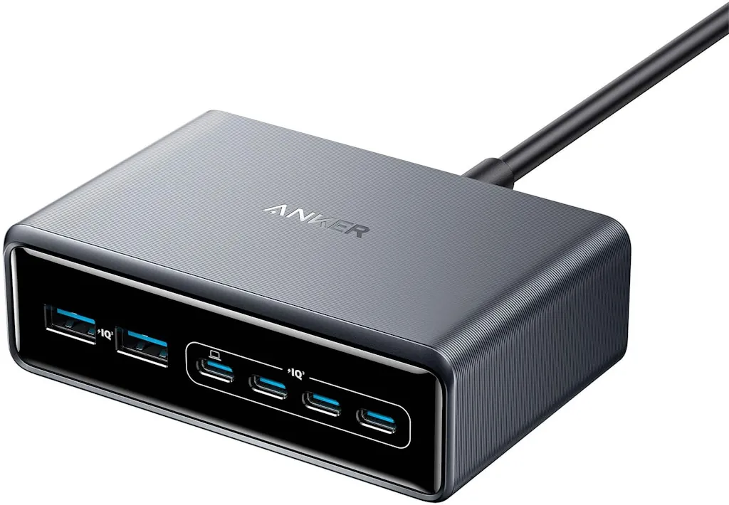 Anker Prime 200W 6-Port GaN Desktop Charger