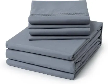 6-Piece ClevaHome Cleva Queen Size Bed Sheet Set w/ Deep Pocket (Queen)