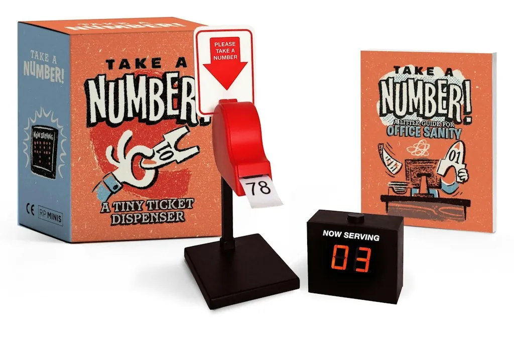 Take a Number! A Tiny Ticket Dispenser Book