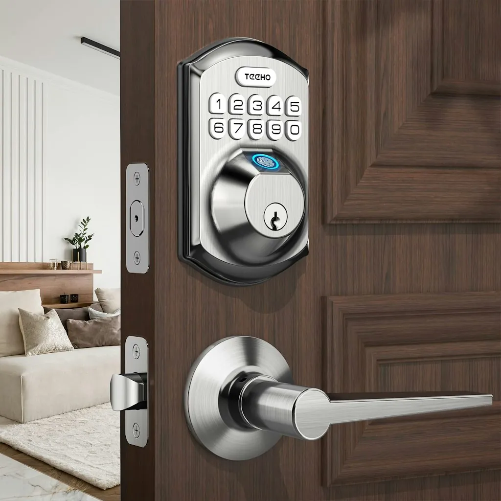 Teeho TE002L Fingerprint Keyless Entry Deadbolt Door Lock