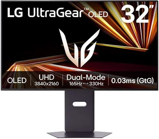 LG UltraGear 32GX850A 31.5" 4K 165Hz OLED Gaming Monitor