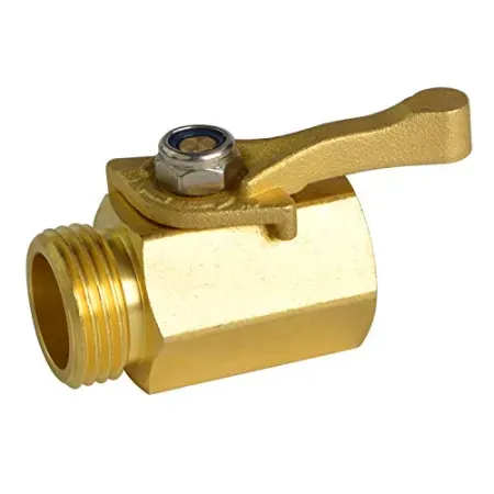 HYDRO MASTER Heavy Duty 3/4" Brass Shut Off Valve