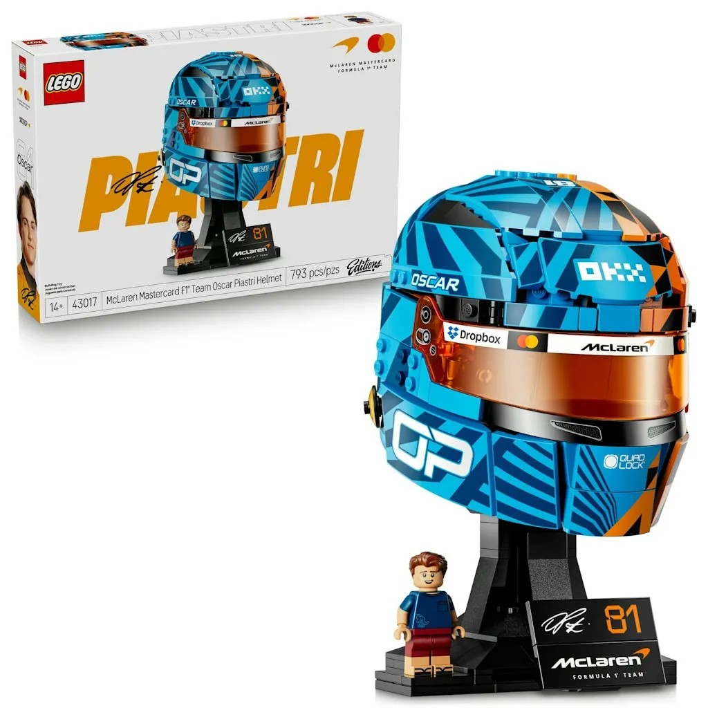 LEGO Editions McLaren MasterCard F1 Team Oscar Piastri Helmet