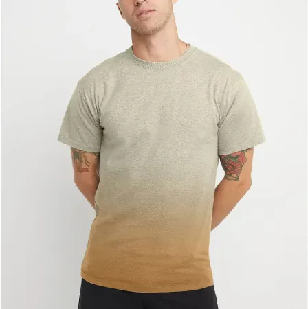 Hanes Garment Dyed Dip Dye Ombre Men's Shirt from