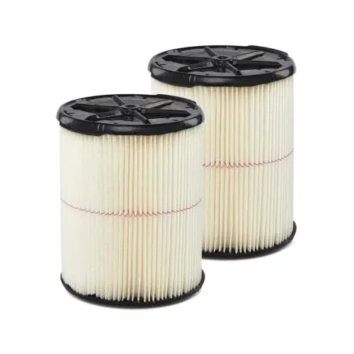 CRAFTSMAN CMXZVBE38755 General Purpose Wet/Dry Vac Replacement Filters 2-Pack