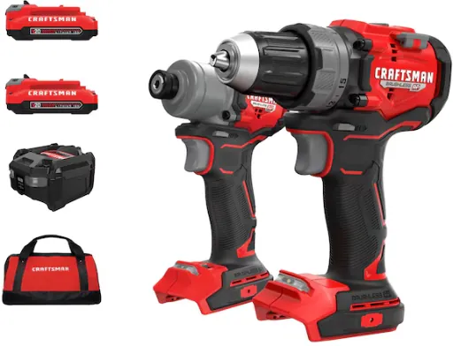 CRAFTSMAN V20 RP 2-Tool Brushless Power Tool Combo Kit