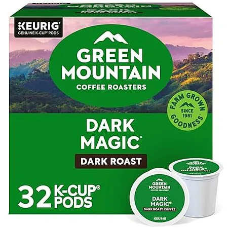 32-Ct Green Mountain Dark Magic K-Cup Coffee Pods (Dark Roast)