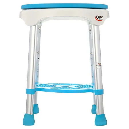 Carex EZ Bath & Shower Swivel Stool w/ Storage Tray