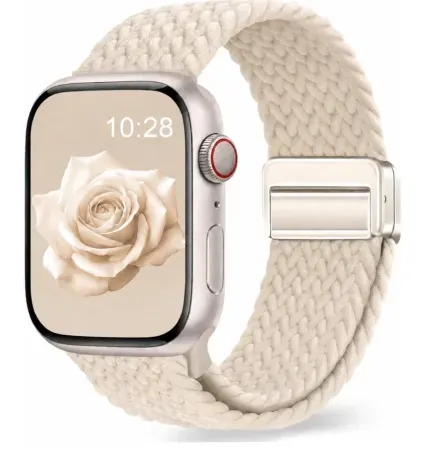 Evie Band Braided Nylon Sport Band for Apple Watch w/ Magnetic Clasp