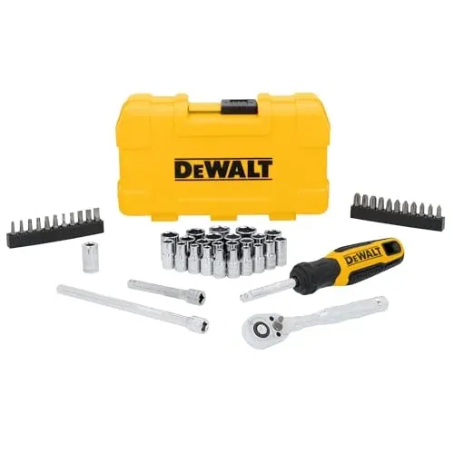 50-Piece DeWALT 1/4" Drive Mechanics Tool Set