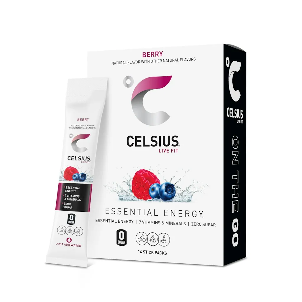 Celsius On-The-Go Berry Powder Sticks 14-Count