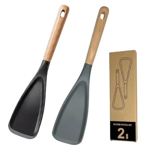 Silicone Cooking Spoon Set Heat Resistant 600°F