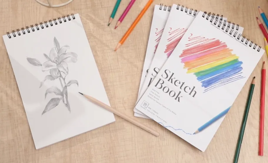 Spiral Sketch Book 4-Pack