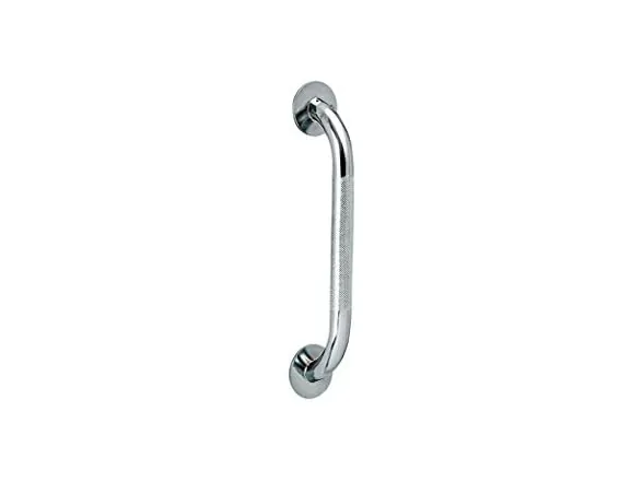 Knurled Steel 12" Wall Grab Bar